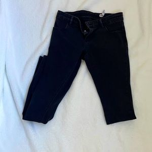 Pregnancy black denim jeans